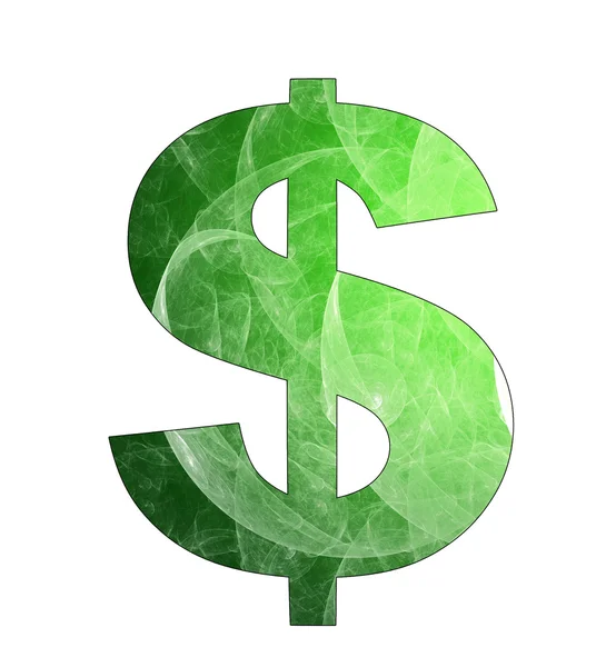 stock image Dollar symbol with abstract design