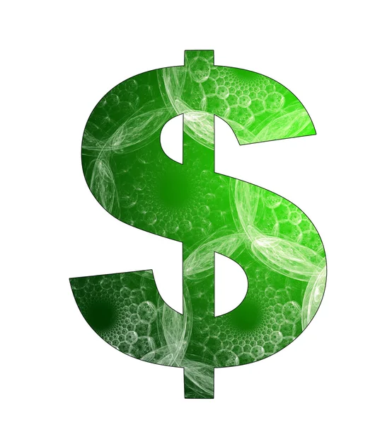 Stock image Dollar symbol with abstract design