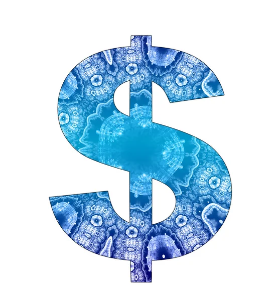 stock image Dollar symbol with abstract design