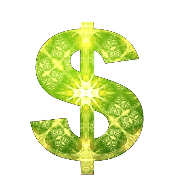 stock image Dollar symbol with abstract design