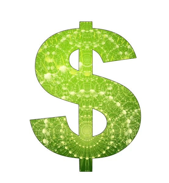 Soyut tasarım dolar simgesiyle — Stok fotoğraf