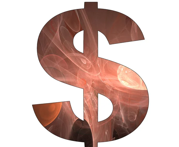 stock image Dollar symbol with abstract design