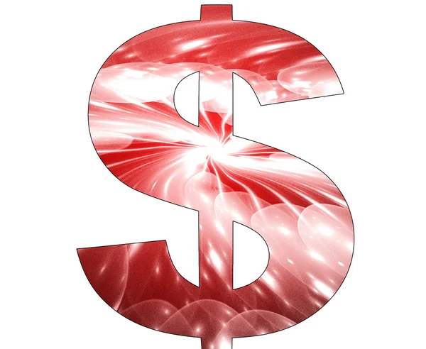 Dólar símbolo con diseño abstracto —  Fotos de Stock