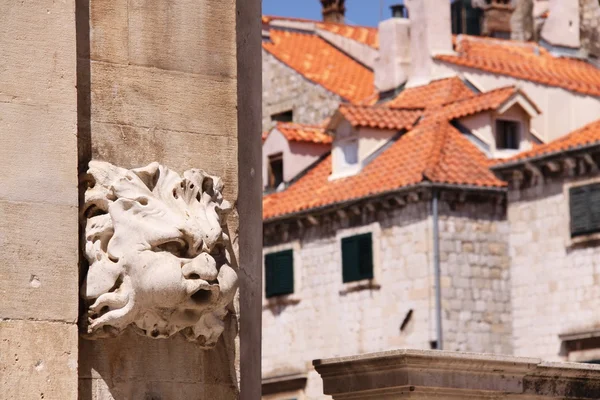 Croacia. Dubrovnik. Escultura "viento ". Imágenes De Stock Sin Royalties Gratis
