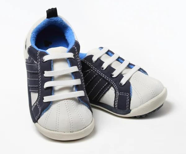 stock image Pair of baby boy shoes