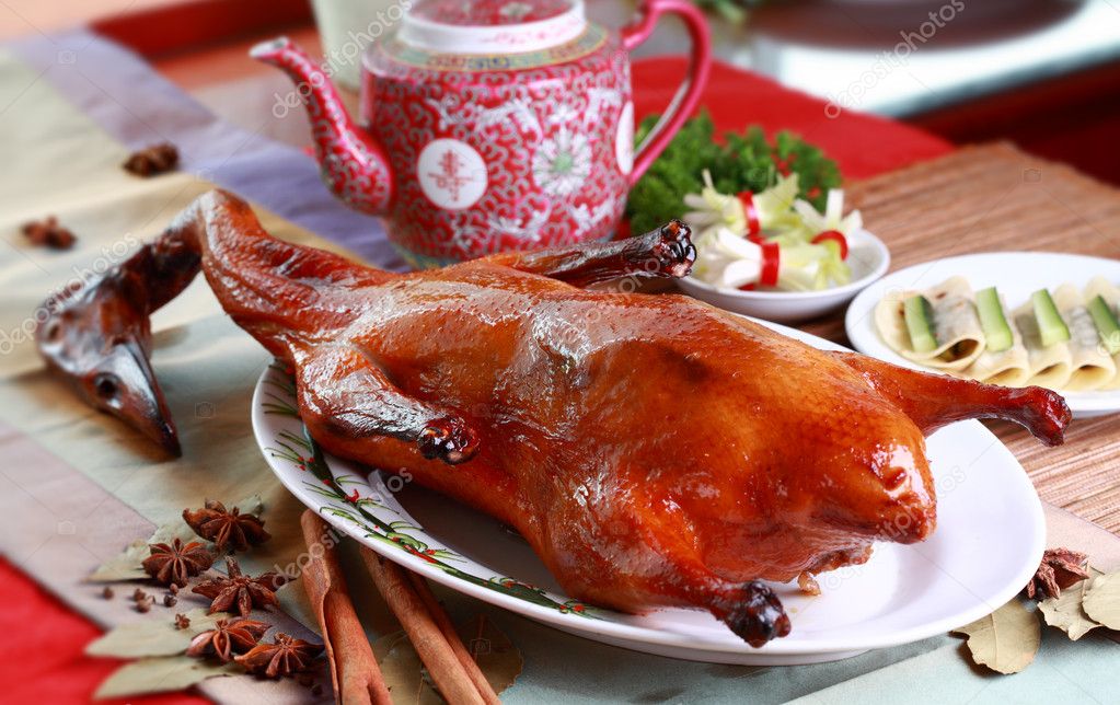 Roasted Whole Peking Duck Stock Photo By photosoupy 9875963
