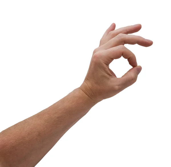 The hand gesture for OK — Stockfoto