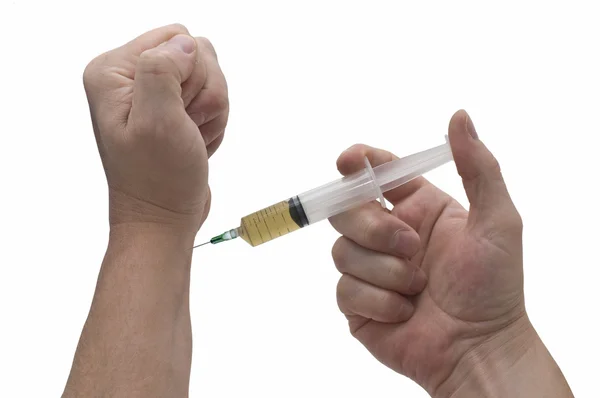 stock image Self injection