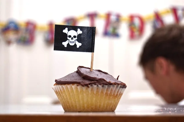 Cupcake pirata Fotos De Bancos De Imagens