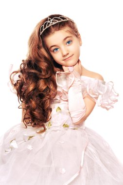 A little beautiful girl clipart