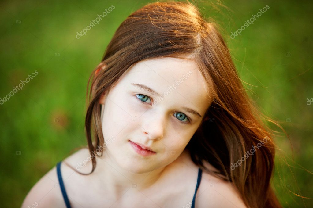 A young six year old girl outdoors Stock Photo by ©kyliewalls10 8705280