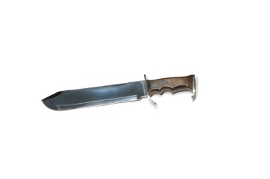 Hunting knife for jungle survival clipart