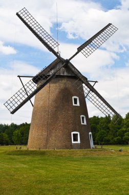 Large windmill of Opusztaszer clipart