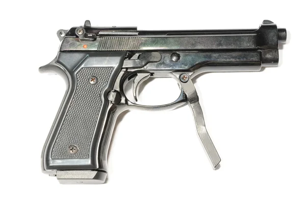 Pistola pequena com alça na frente do gatilho — Fotografia de Stock