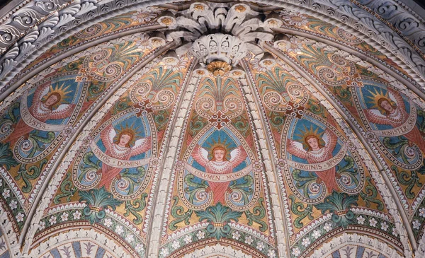 Basilica of Lyon downstairs — Stock Photo, Image