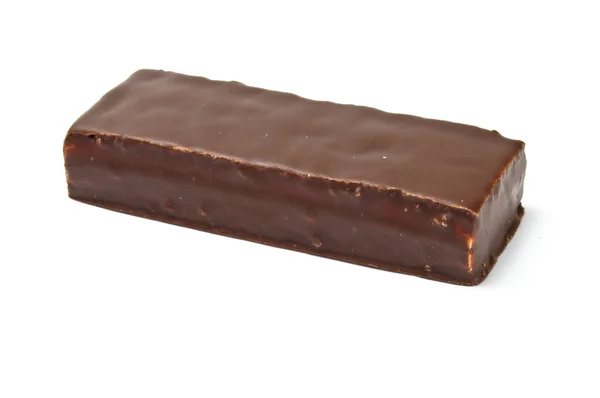 Chocolate bar with skimmings filling — Stock Photo, Image