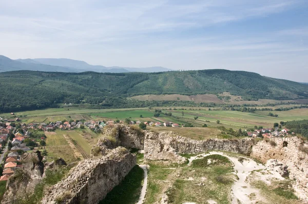 Vesnice Sirok leží od jeho pevnost — Stock fotografie