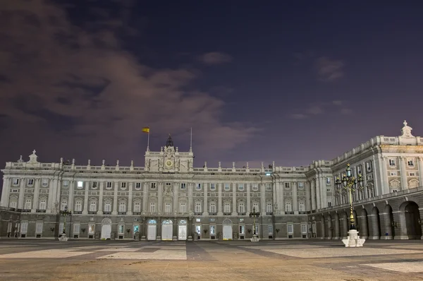 Left wing of royal palace in Madrid — Stock Photo, Image