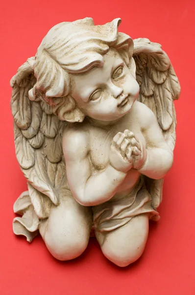 Praying angel looking sideways — Stock Photo, Image
