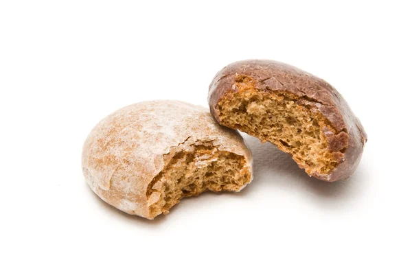 Dois biscoitos mel — Fotografia de Stock