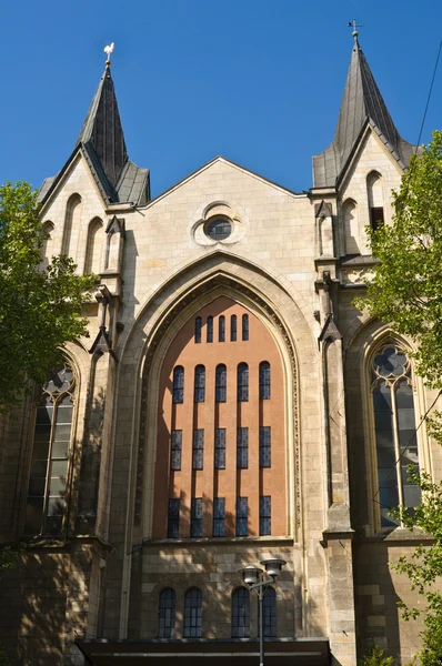 Facade of the Saint Gertrud Church — Stock Photo, Image