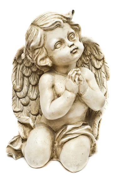Clay ангел молитви до Бога Стокова Картинка