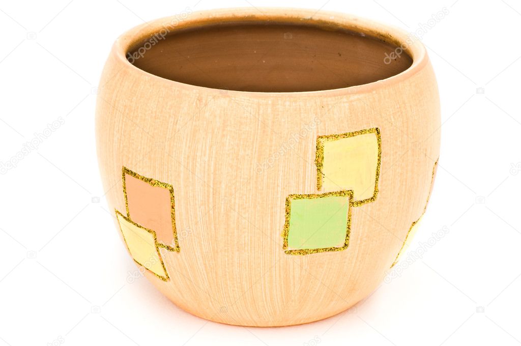 Pot with squares 2