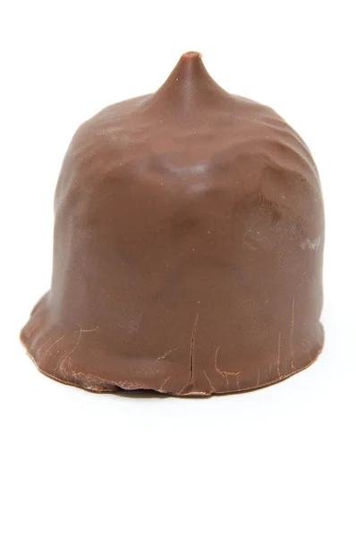 Sobremesa de chocolate frontal — Fotografia de Stock