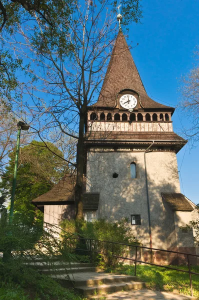 Bell tower of the church of Avas — Stock Photo, Image