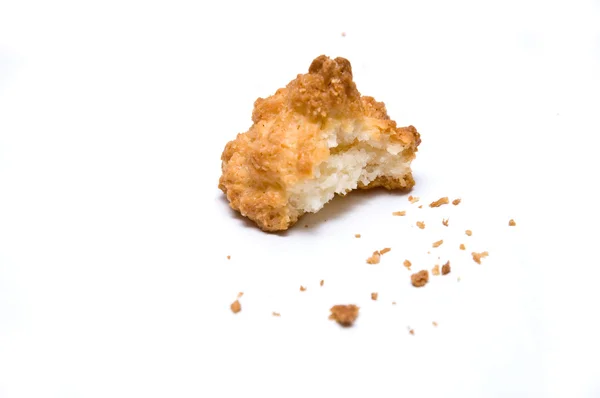 Morso di biscotto di cocco — Foto Stock