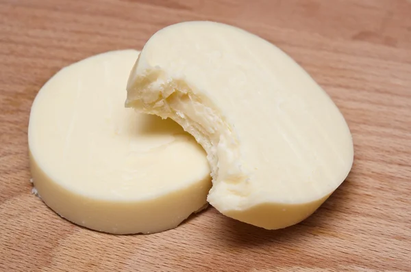Λίγο τυρί σε φέτες — Φωτογραφία Αρχείου