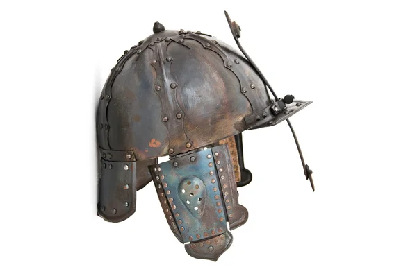 Mittelalterlicher Helm Stockbild