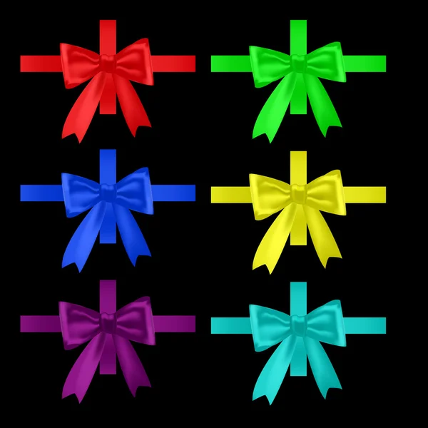 Bow and ribbon — Stock Vector