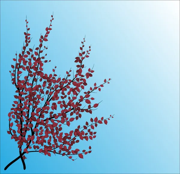 Arbre de printemps — Image vectorielle
