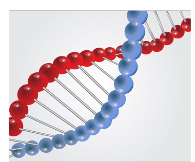 Molecule of DNA clipart