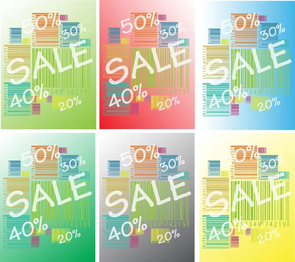 stock vector Bar Code Sale Discount