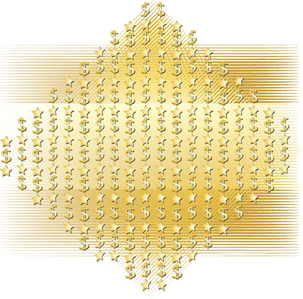 Dollar étoile — Image vectorielle