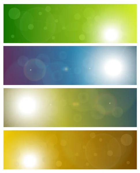 Ciel et soleil — Image vectorielle