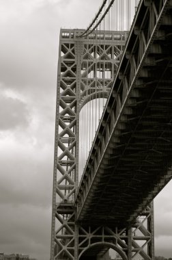 Washington Bridge from the Hudson River clipart