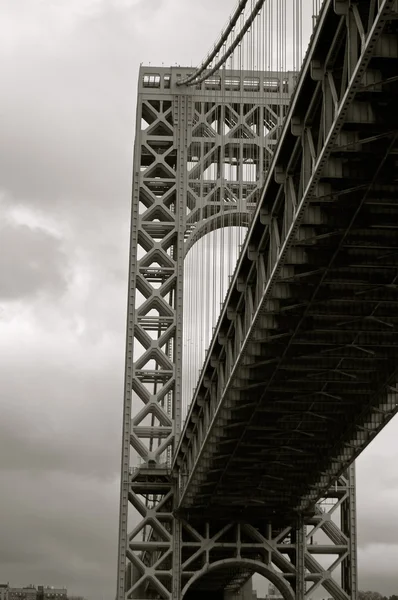 stock image Washington Bridge from the Hudson River