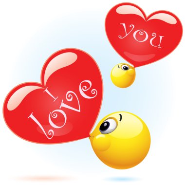 Smiling ball clipart