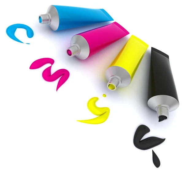 stock image Color tubes CMYK