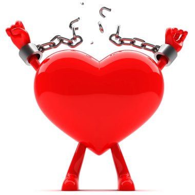 Heart mascot clipart