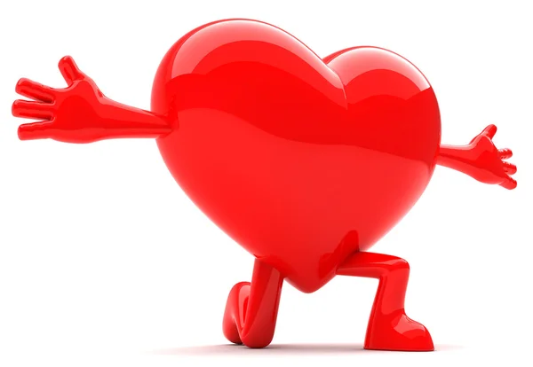 Corazón mascota — Foto de Stock