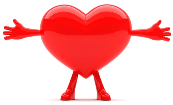 Corazón mascota — Foto de Stock
