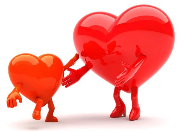 Heart mascot — Stock Photo, Image