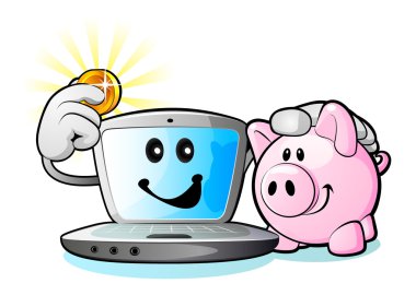 Laptop computer clipart