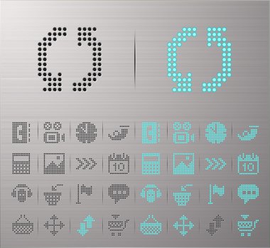 Computer and Internet icons clipart