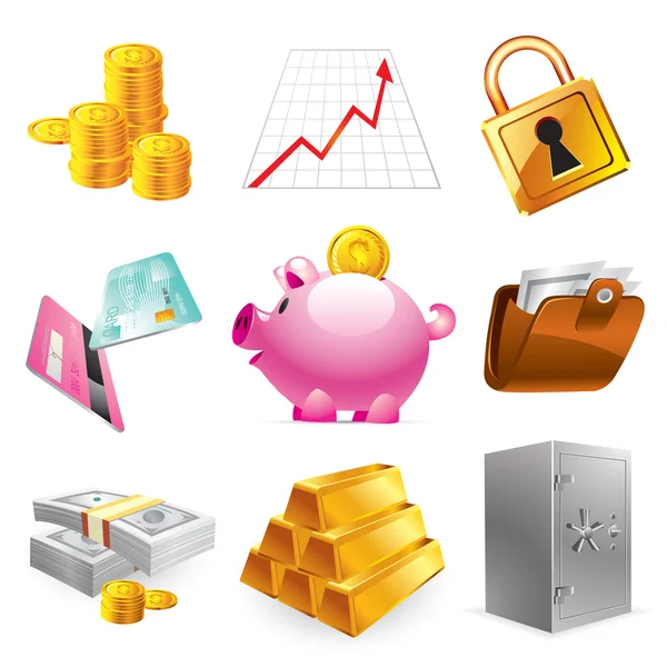 Conjunto de ícones — Vetor de Stock