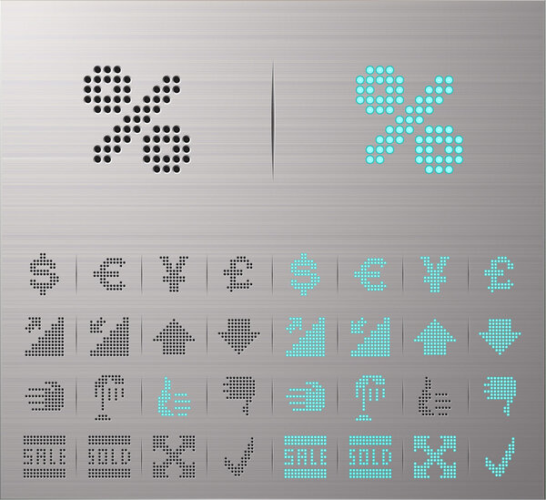 иконки компьютера и интернета
